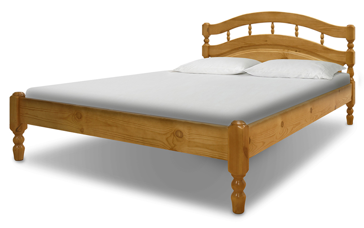 фото: Кровать ВМК-Шале Деревянные Хельга 2 140x190 см